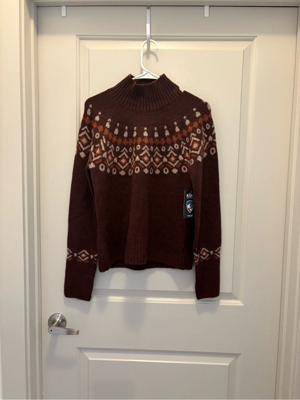KUHL  Alpina Sweater Women's NWT Size Small Color Raisin
